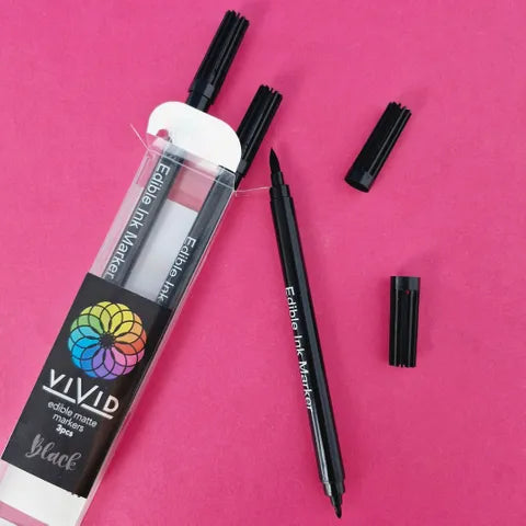 Vivid Edible Markers 3PC