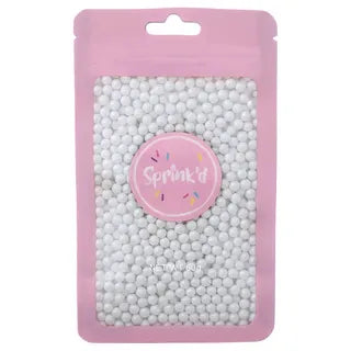 Sprink'd Sugar Balls - White 4mm 60g