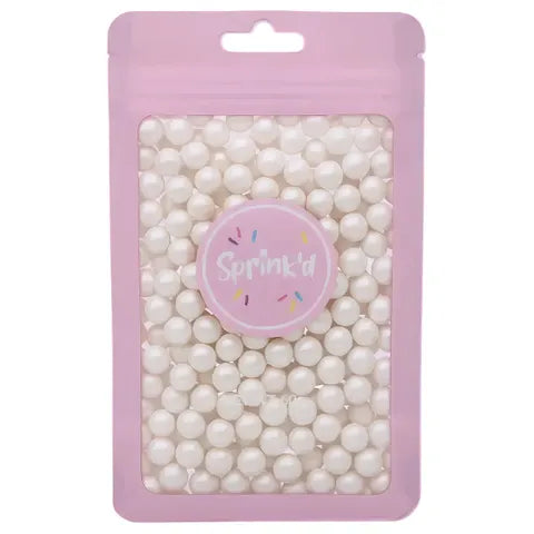 Sprink'd 8mm Sugar Balls White 60g