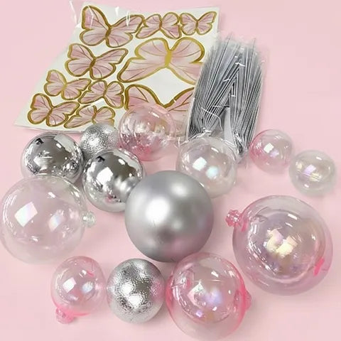 Wish Deco Ball, Fan, Butterfly Topper Set 27pc
