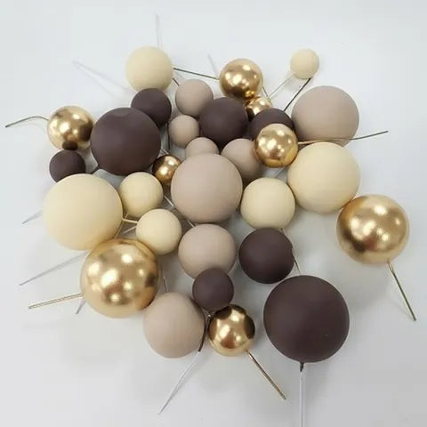 Wish Deco Foam Ball Topper Set - 32PC