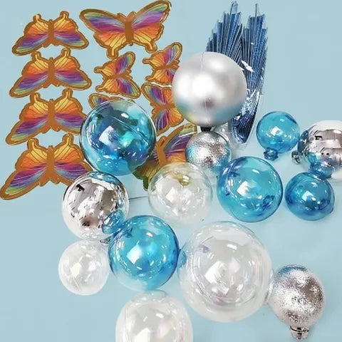 Wish Deco Ball, Fan, Butterfly Topper Set 27pc