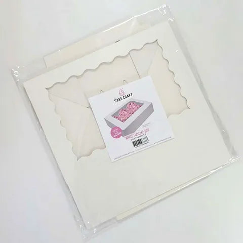 Cake Craft - White Cupcake Box - 12 Hole