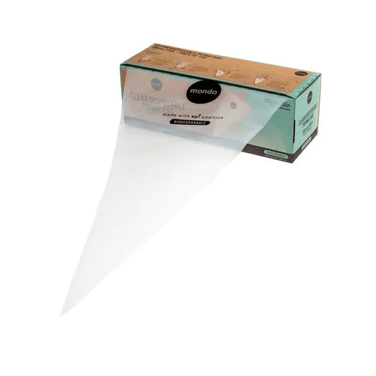 Mondo Clear Disposable Piping Bags - Biodegradable 38cm/15in
