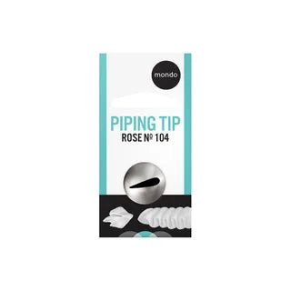 Mondo - Piping Tip - #104 - Rose