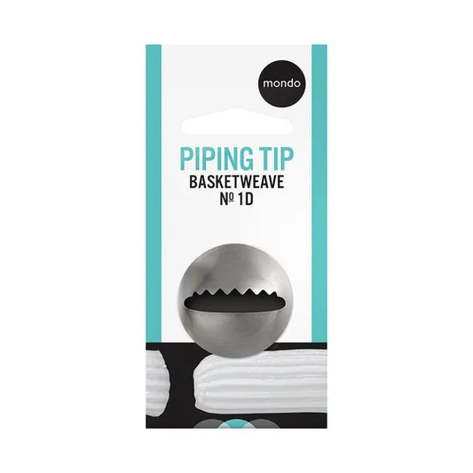 Mondo - Piping Tip - #1D - Basketweave