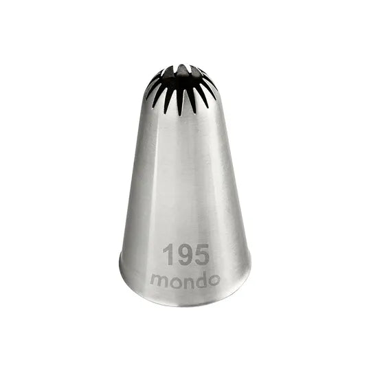 Mondo - Piping Tip - #195 - S/S - Drop Flower