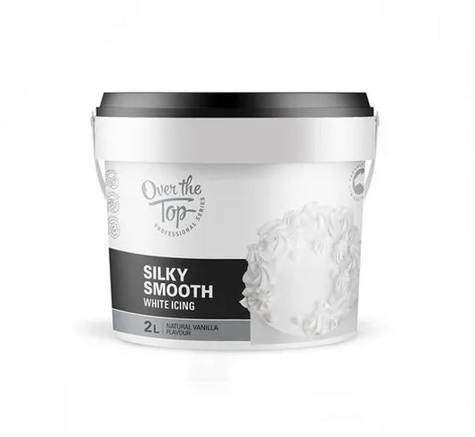 Over The Top Silky Smooth White Buttercream Icing -  2 Litre