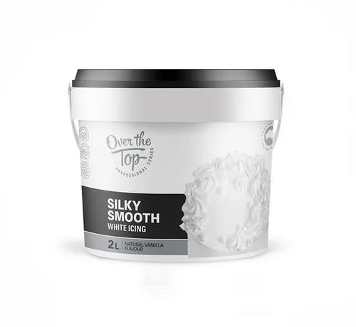 Over The Top Silky Smooth White Icing -  2 Litre