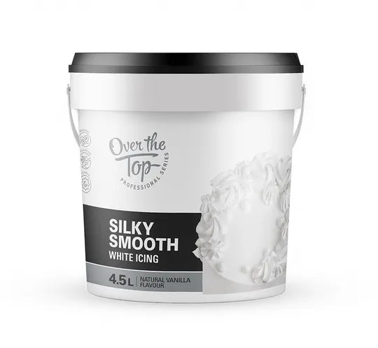 Over The Top Silky Smooth White Buttercream Icing -  4.5 Litre