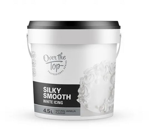 Over The Top Silky Smooth White Icing -  4.5 Litre