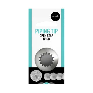 Mondo - Piping Tip - #6B - Open Star