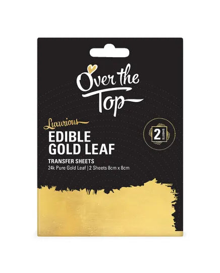 2PK Over The Edible Top Gold Leaf