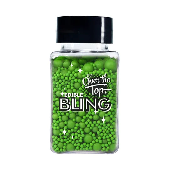 OTT Bling Medleys Leaf Green Sprinkles 65g