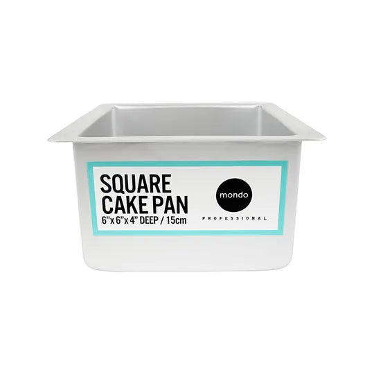 Mondo Square Cake Tin 6"x6"x4"