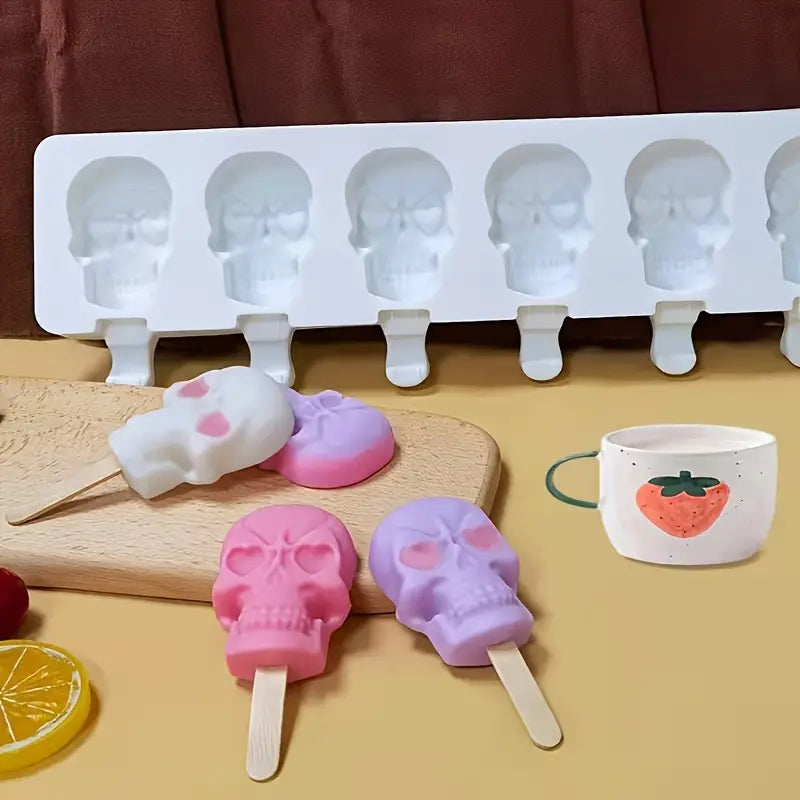Skull Silicone Pop Mould