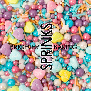70g Sprinks Sprinkle Mix - Sweetie Heart Kiss & Love