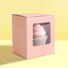Papyrus - Pack of 6 Single Cupcake Boxes - Assorted Colours