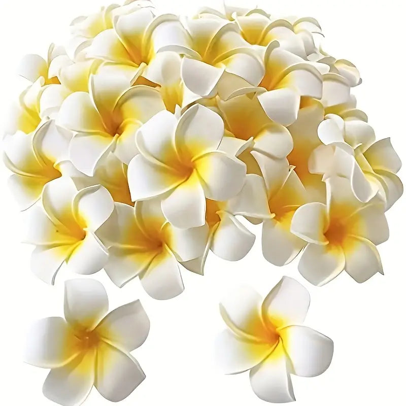 10pc Artificial Frangipani Flowers