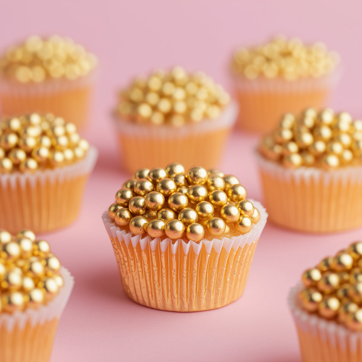 Sprinks - Crunchy Shiny Gold 4mm Sprinkles 75g