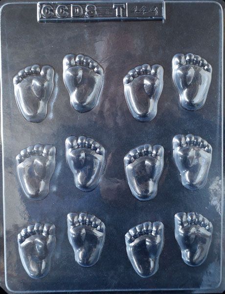 Chocolate Mould - Baby Feet.