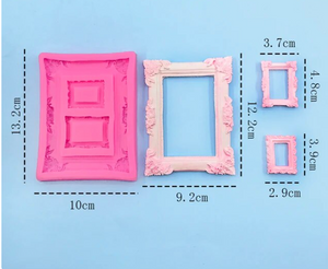 Silicone Mould - 3PC Frame Set - S730