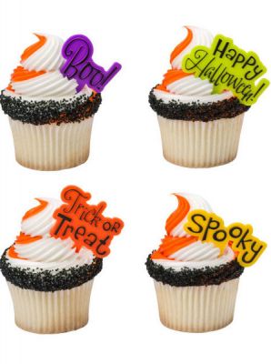 10pk Halloween Greetings Topper.