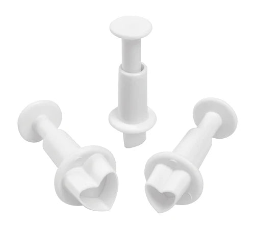 3PC Mondo - Heart Plunger Cutter Set