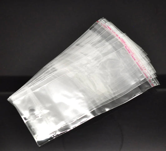 100PK (Approx) Self Sealing Cookie Bag - 6cm x 19cm *50% OFF SPECIAL*