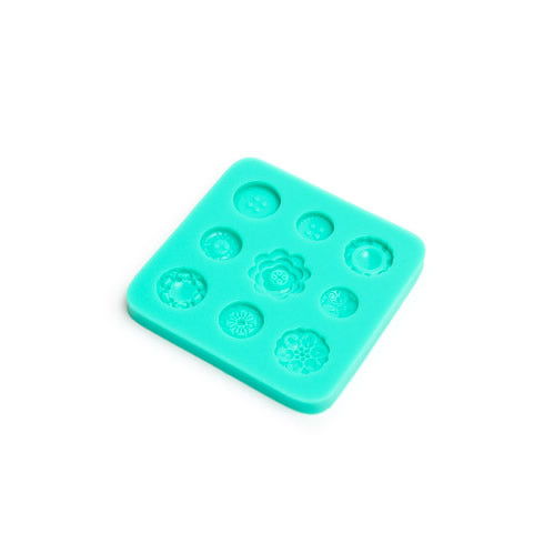 Sugar Crafty - Silicone Mould - Button & Flower Centres