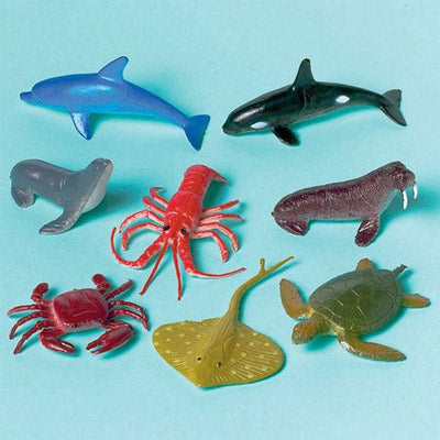 12PK Sea Creatures - Figurines