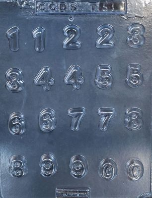 Numeral Chocolate Mould