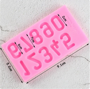 Silicone Mould - Numbers - S750