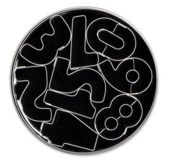 Loyal 9pc Tinplate Cutter Set - Numbers