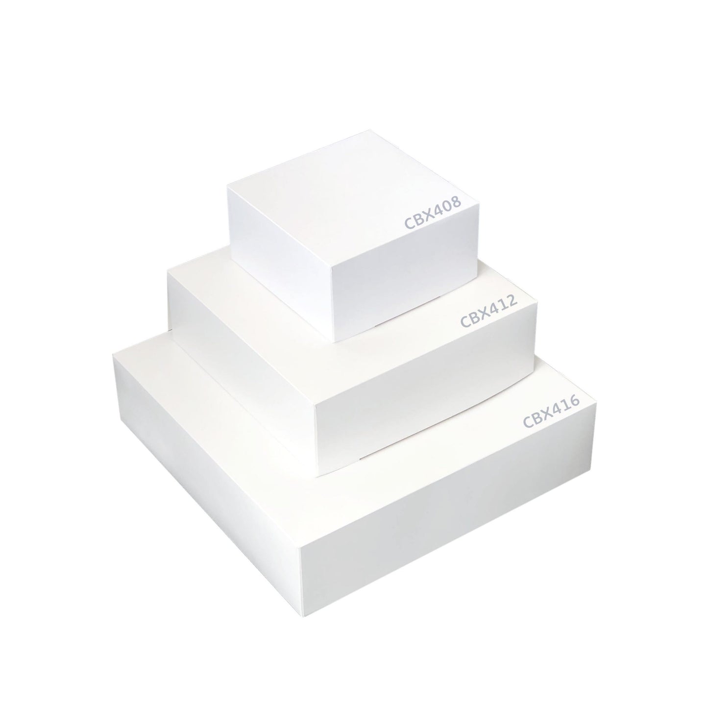 Loyal Standard Cake Box (4" High) - Assorted Sizes