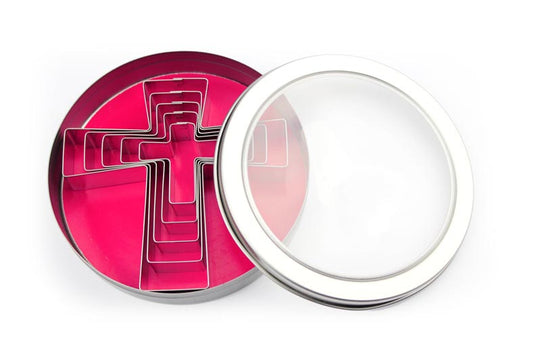 Loyal 5pc Tinplate Cutter Set - Cross