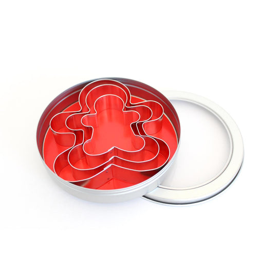 Loyal 3pc Tinplate Cutter Set - Gingerbread Man