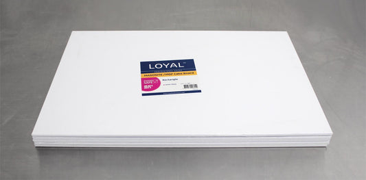 Loyal White Rectangle 5mm Cake Board - 30cm x 46cm (12inch x 18inch)