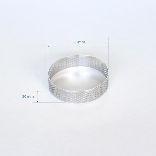 Loyal Perforated Tart Ring - 80x20mm