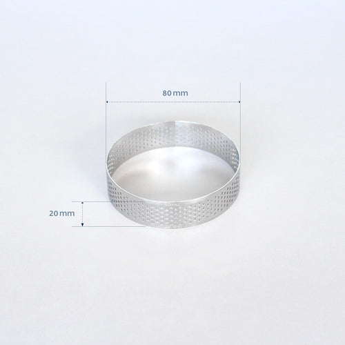 Loyal Perforated Tart Ring - 80x20mm