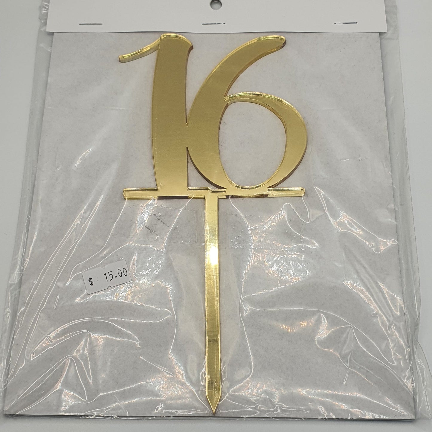 Assorted Number Toppers