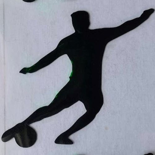Soccer Acrylic Topper - Black