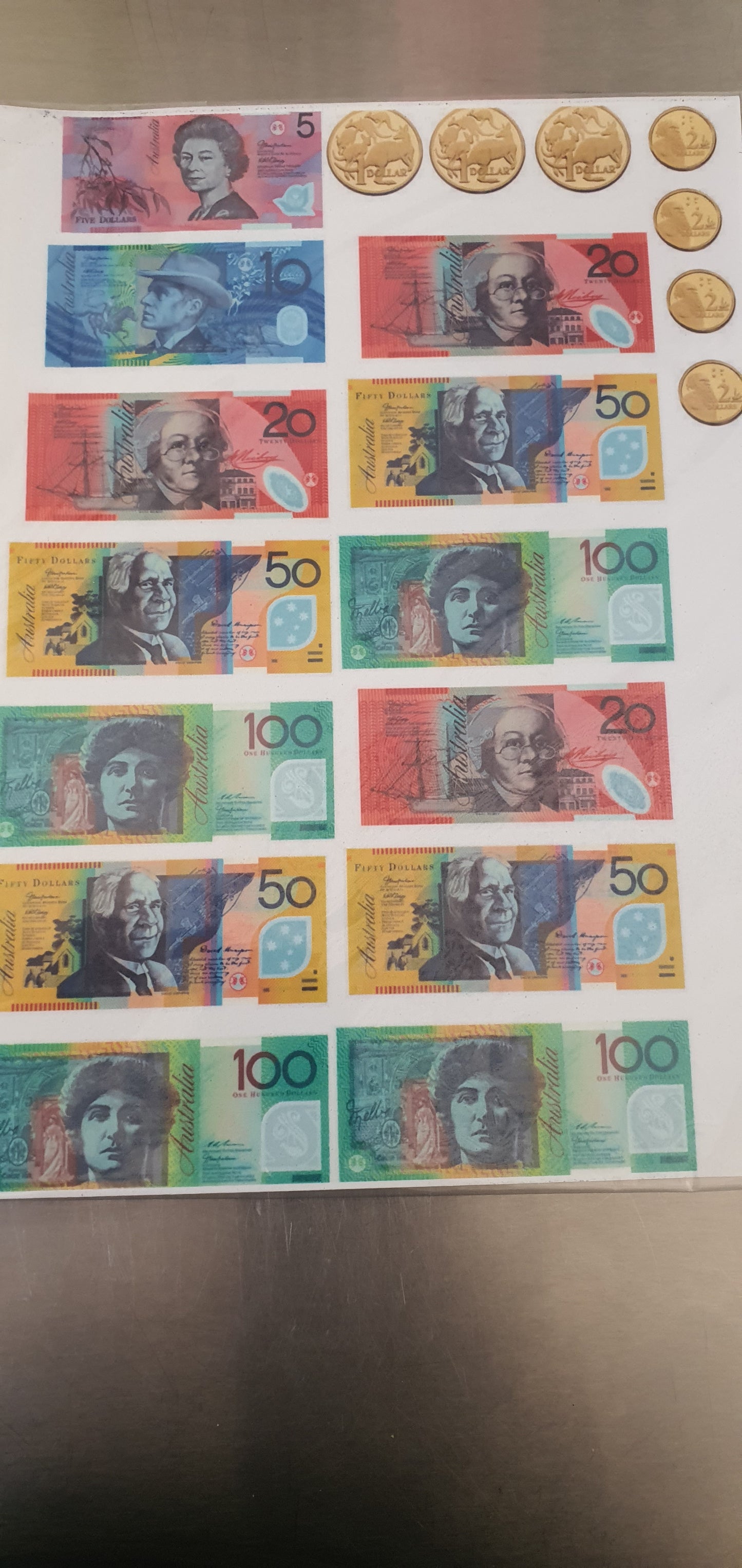 A4 Seconds Edible Images.