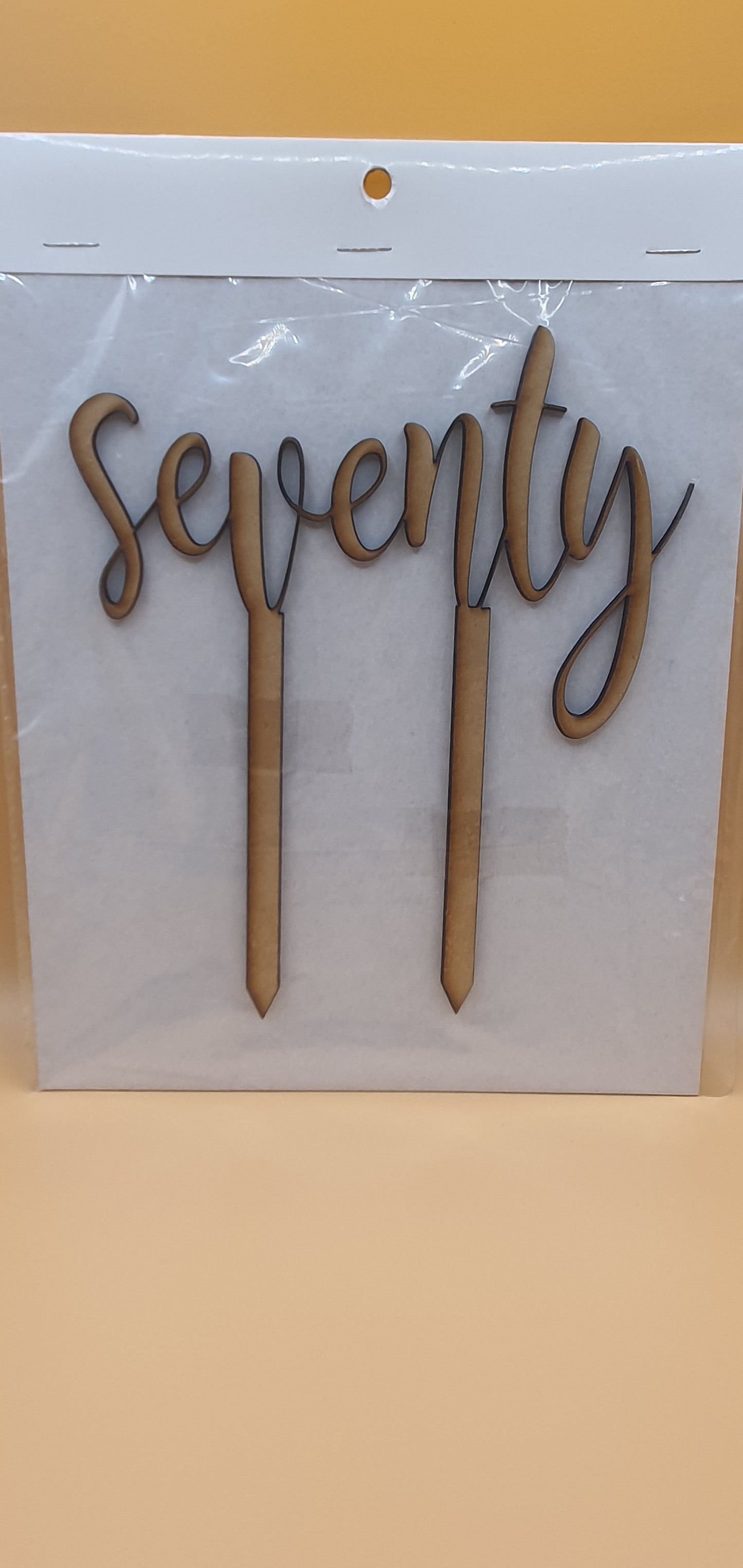 Number Cake Toppers - Fancy Script - Assorted