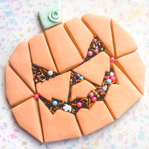 Custom Cookie Cutters - Bikkie Smalls Geo Pumpkin Cutter.
