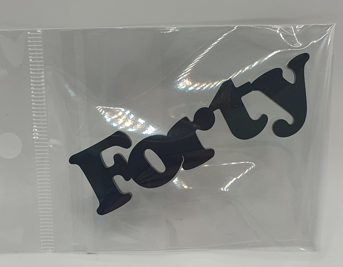 Acrylic Fropper - Numbers - Assorted