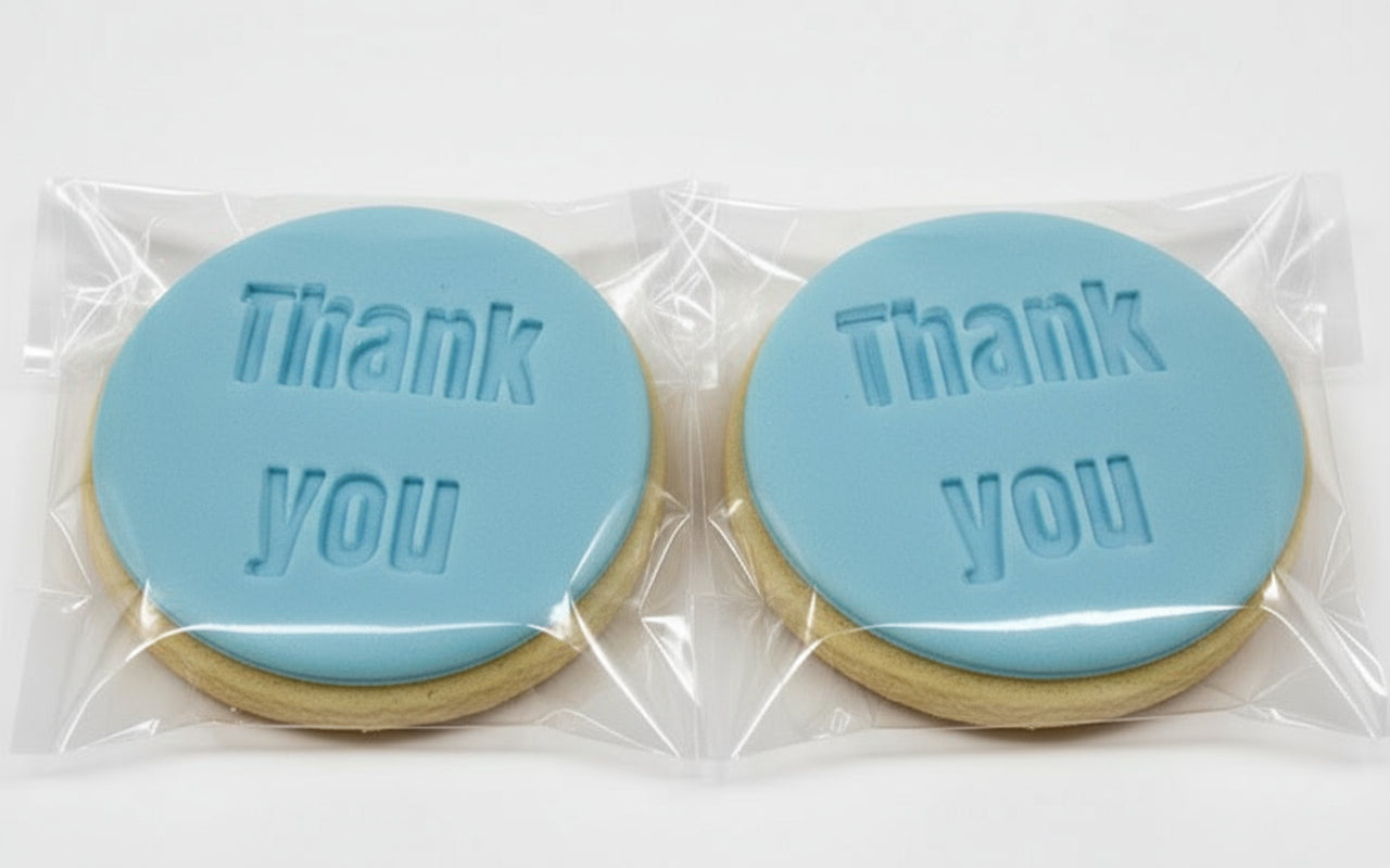 Cookie Embosser Stamp - Thank You