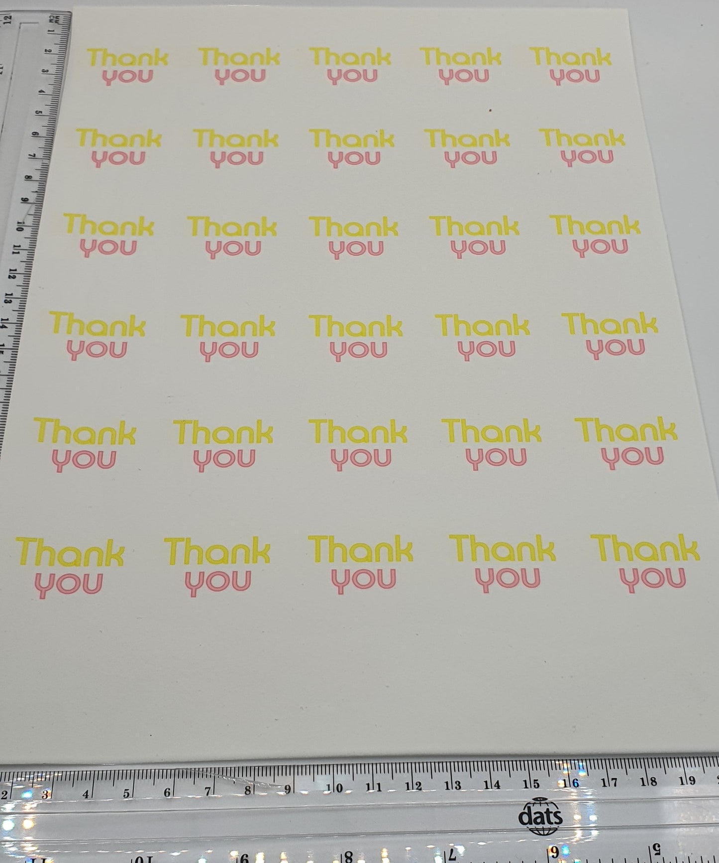 A4 Seconds Edible Images.