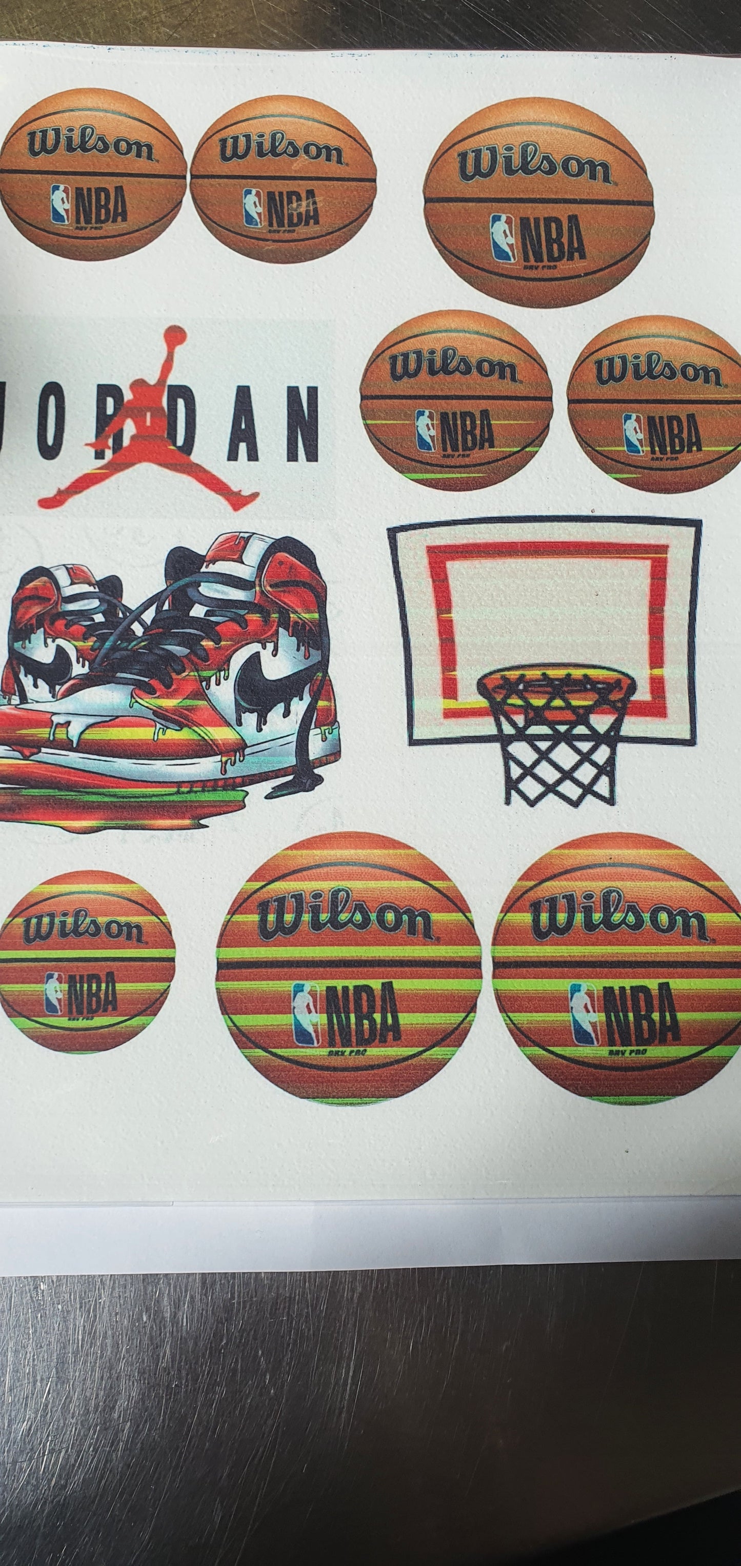 A4 Seconds Edible Images.