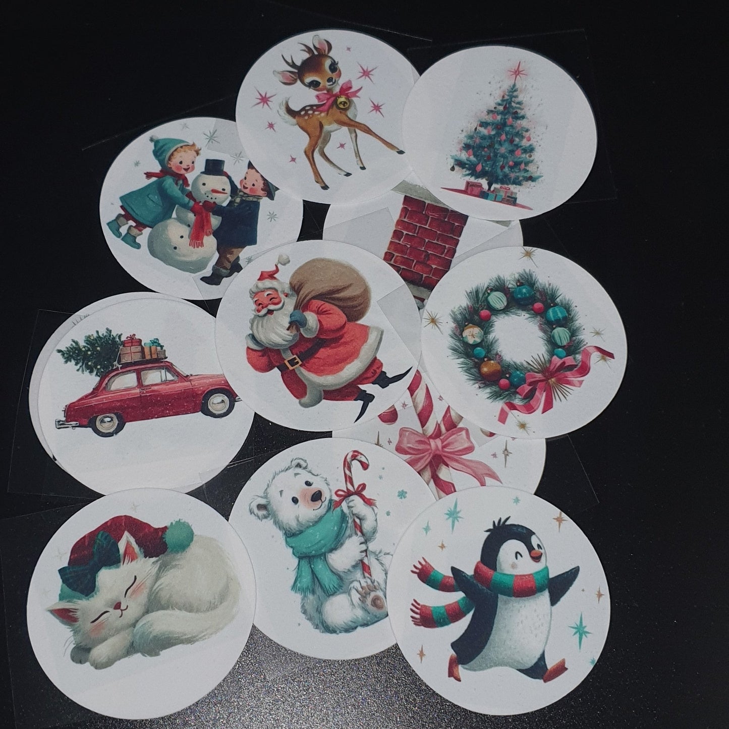 5cm Rounds Edible Image - Seconds - Assorted Pictures